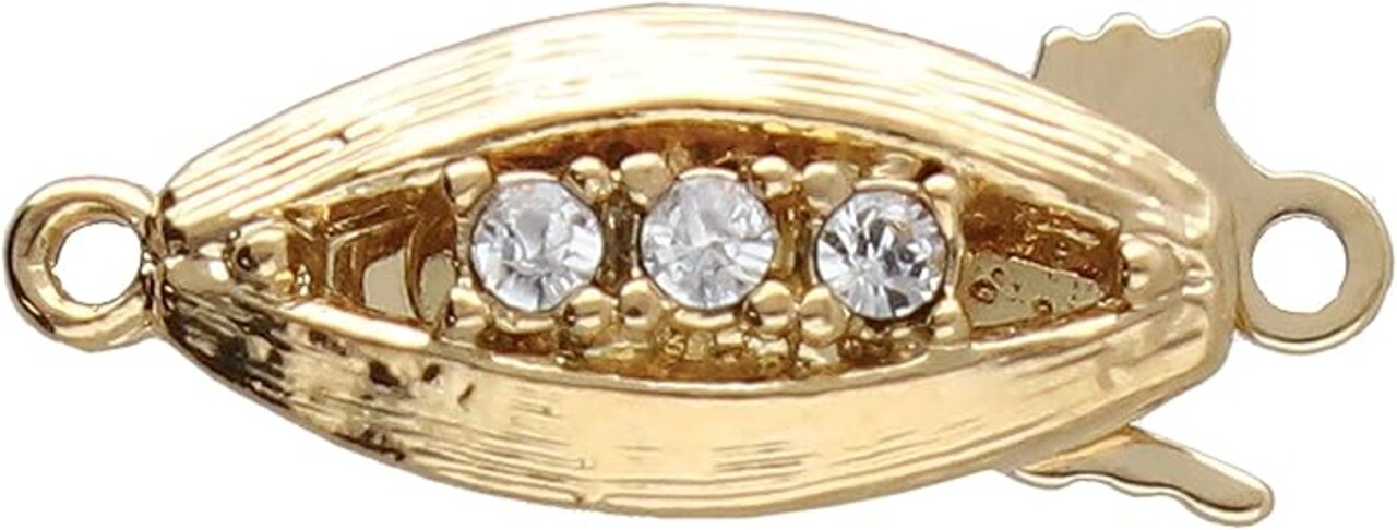 The Beadsmith Push Pull Slide Clasp – Elegant Elements – Strand Designs – Component to Finish or Connect Bracelets, Necklaces and DIY Handmade Jewelry